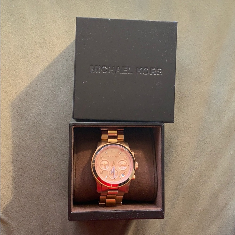 Gold Michael Kors watch